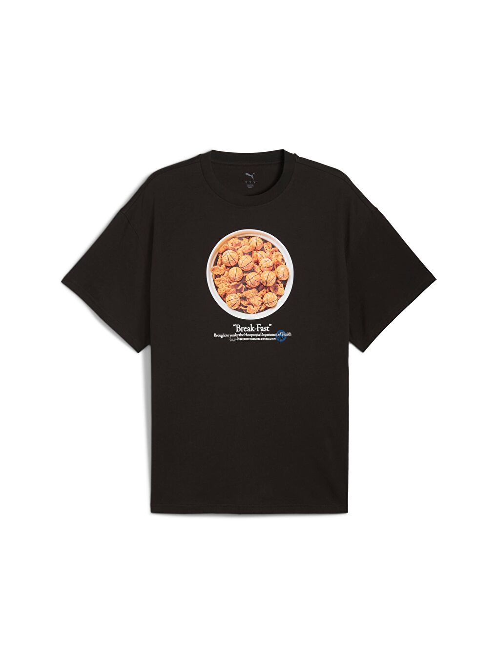 Siyah HoopTOPIA Break Fast Erkek Tişört