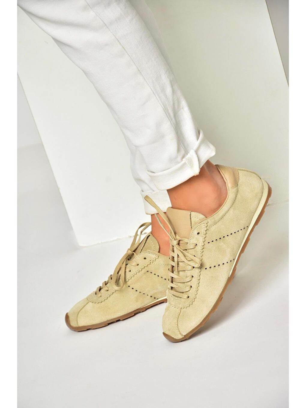 Bej Kadın Sneaker U3123116-2