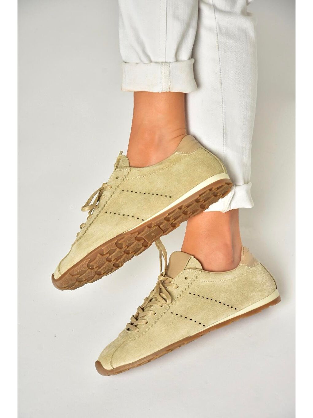 Bej Kadın Sneaker U3123116-4