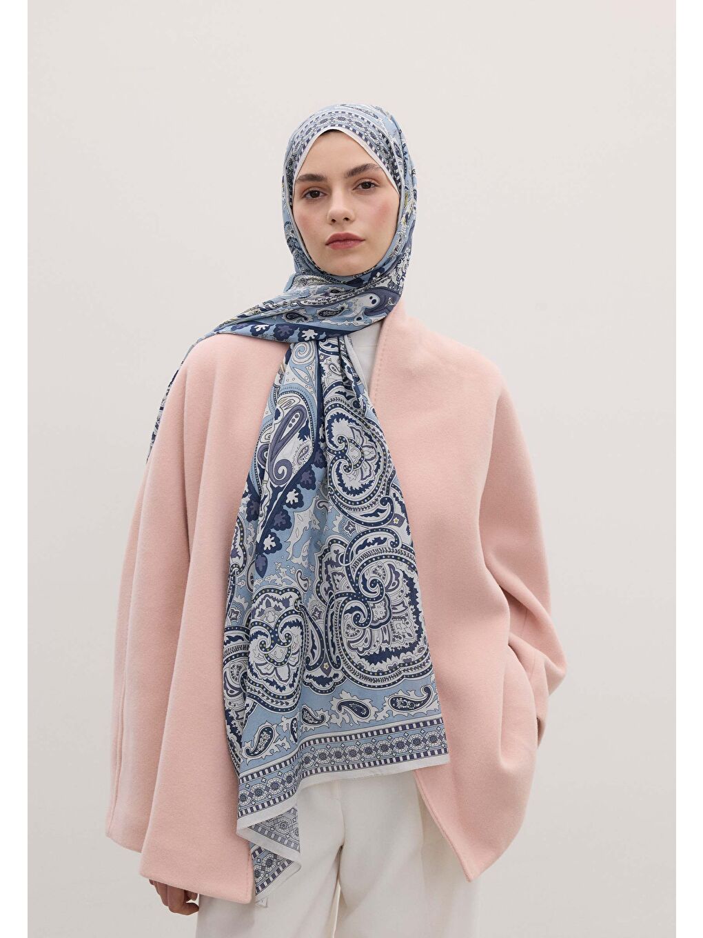 Lena Desen Şal Mavi-1
