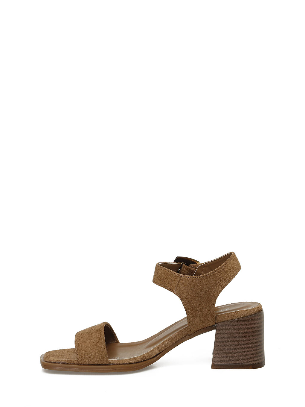 Kahverengi 325085S.Z 5FX Taba Kadın Topuklu Sandalet-2