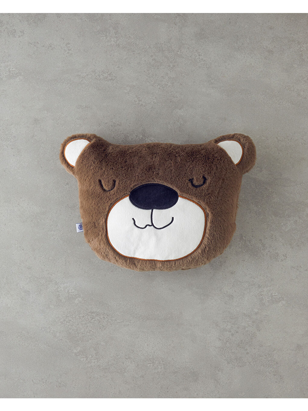 Moonbear Bebe Dekoratif Kırlent 33x26 cm Koyu Kahverengi