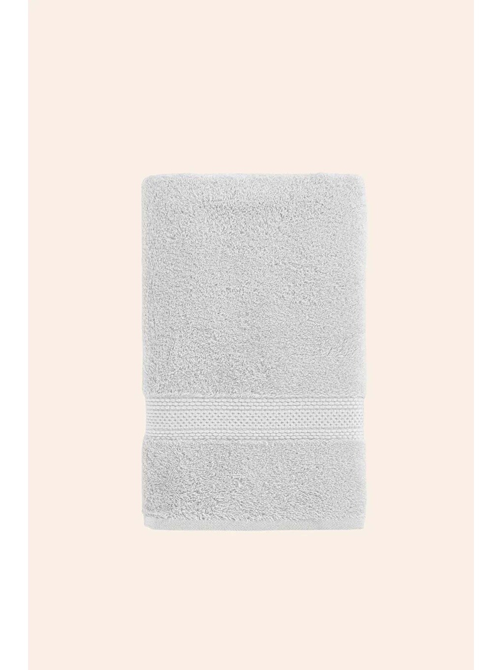 Gri Mısır %100 Mısır Pamuğu Havlu 4/30x50 Cm Cool Grey-5
