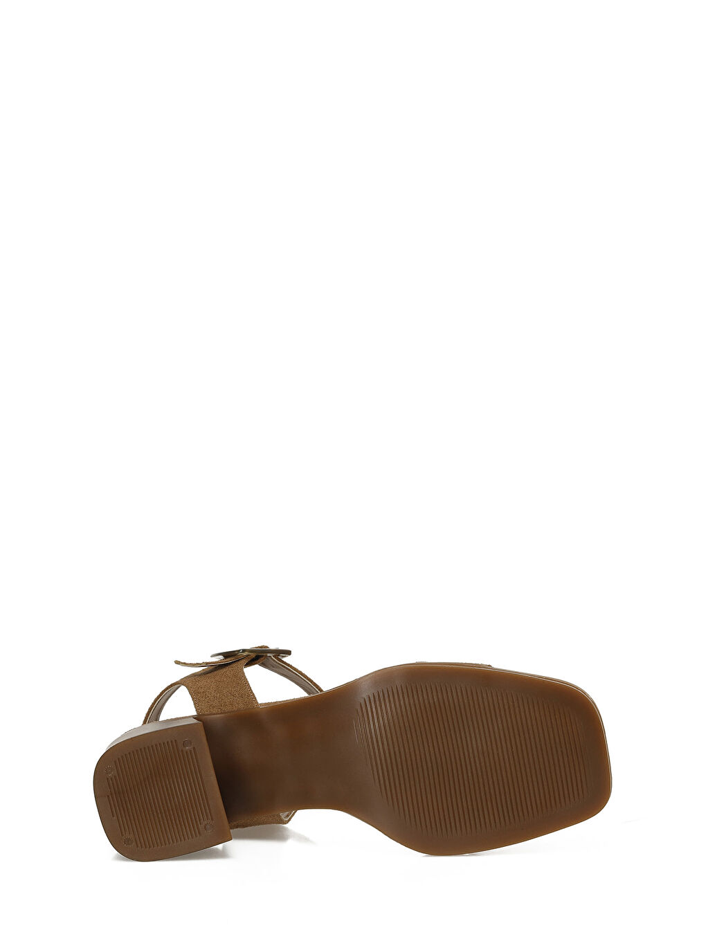 Kahverengi 325085S.Z 5FX Taba Kadın Topuklu Sandalet-5