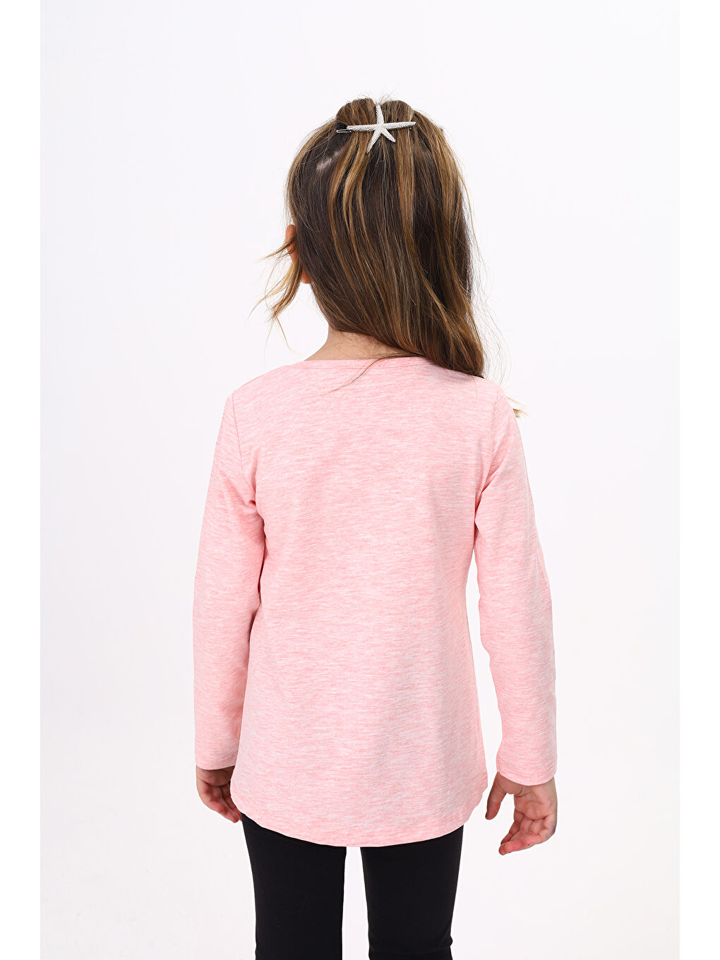 Pembe Kız Çocuk Nutella Baskılı T-Shirt-4