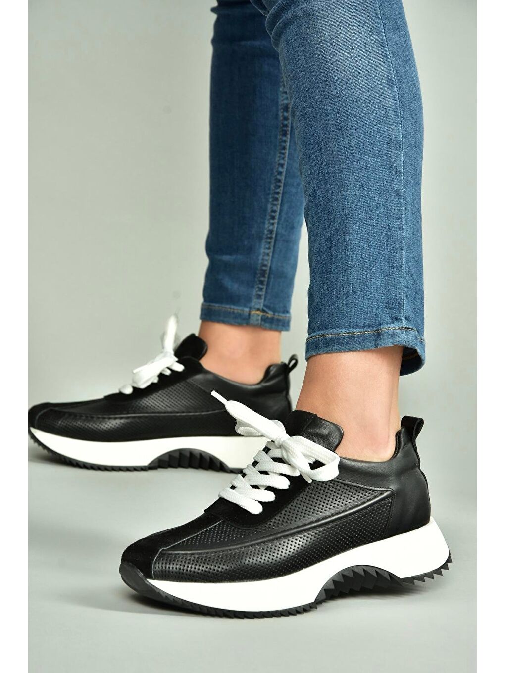 Siyah Kadın Sneaker U5550205-1