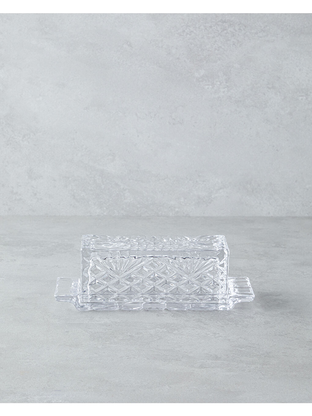 Renksiz Cosmic Cam Tereyağlık 21x8x7 Cm Şeffaf