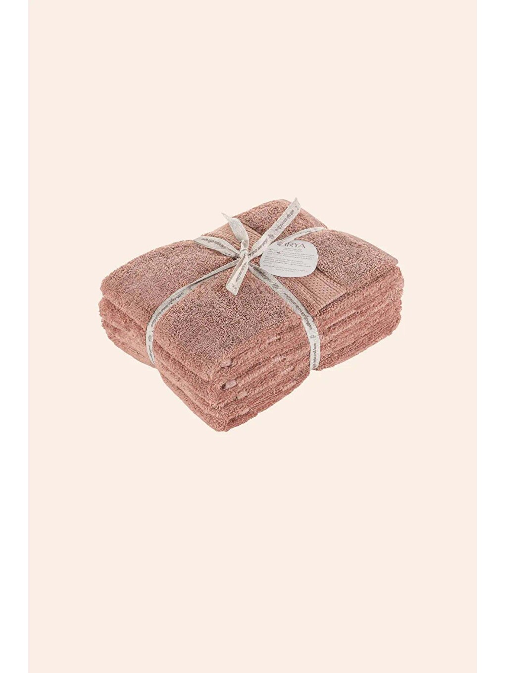Kırmızı Mısır %100 Mısır Pamuğu Havlu 4/50x90 Cm Copper Rose-3
