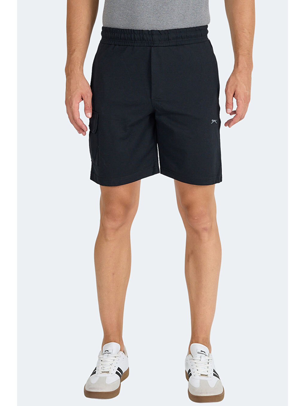 NECK I Erkek Cepli Siyah Şort-1