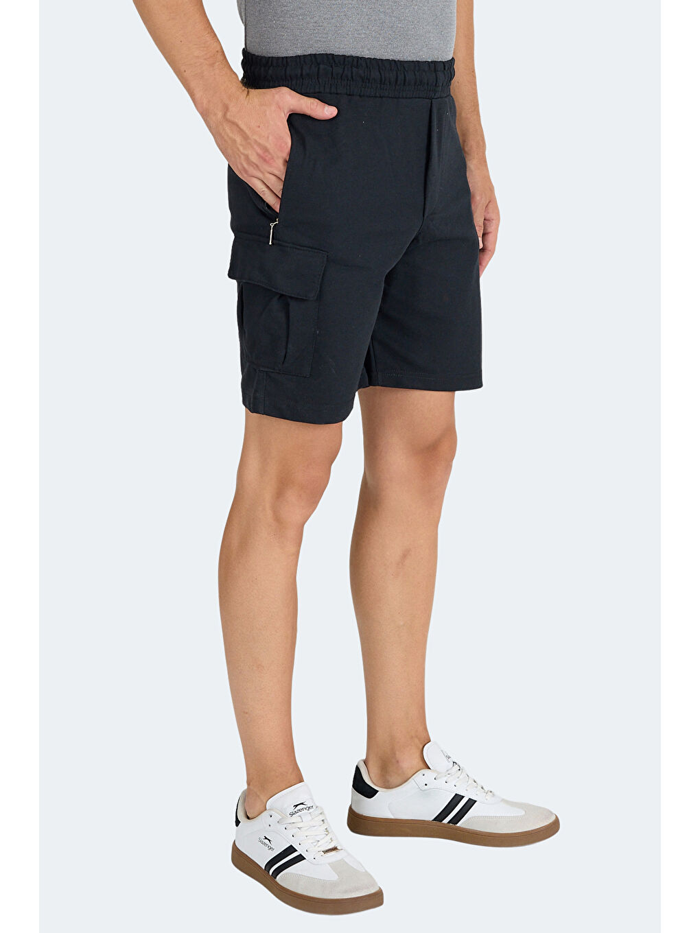 NECK I Erkek Cepli Siyah Şort-2