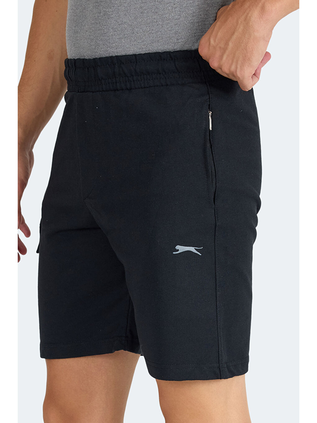 NECK I Erkek Cepli Siyah Şort-5