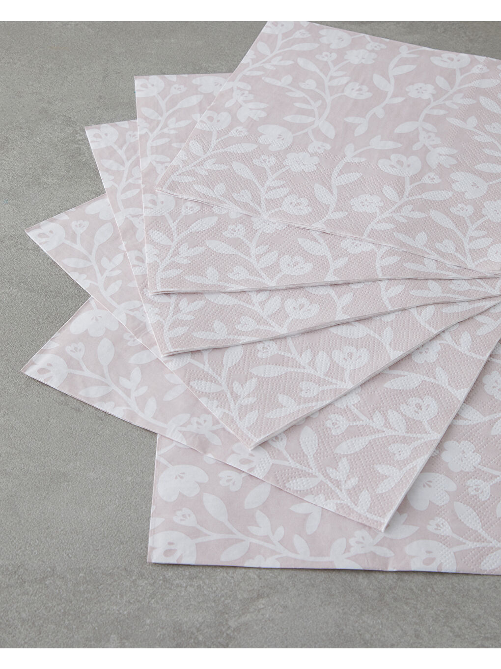 Pinklet 20'li Kağıt Peçete 33x33 cm Pembe-Beyaz-1