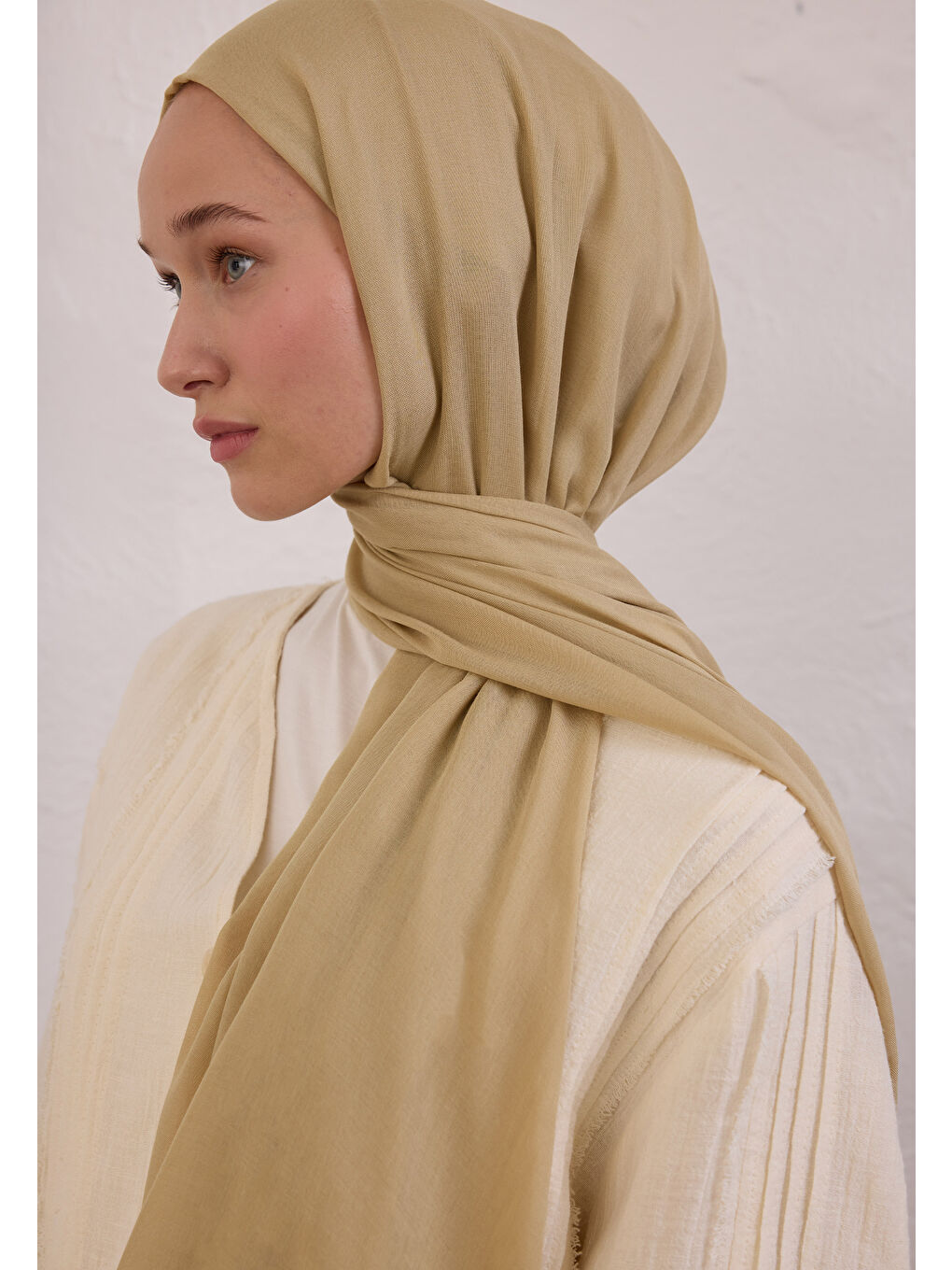 Sarı Soft Viskon Şal Sahra-2