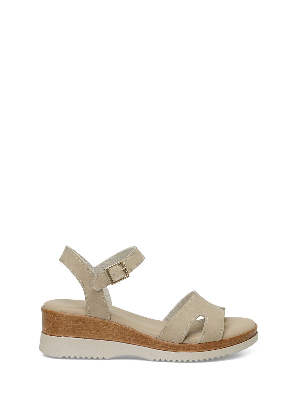 Bej 323596.Z 5FX Vizon Kadın Dolgu Topuk Sandalet