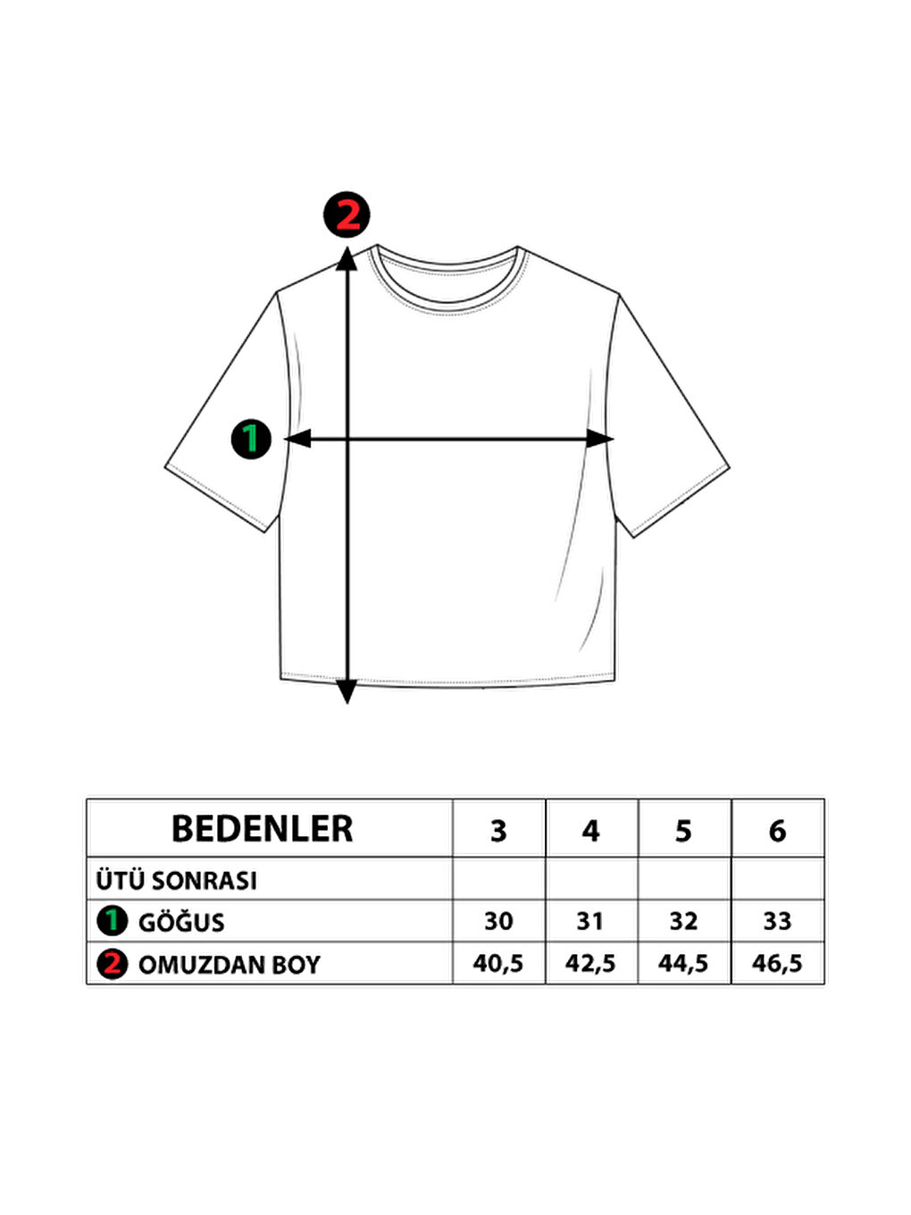 Turkuaz Kız Çocuk Papatya Baskılı Taş İşlemeli Tişört-1