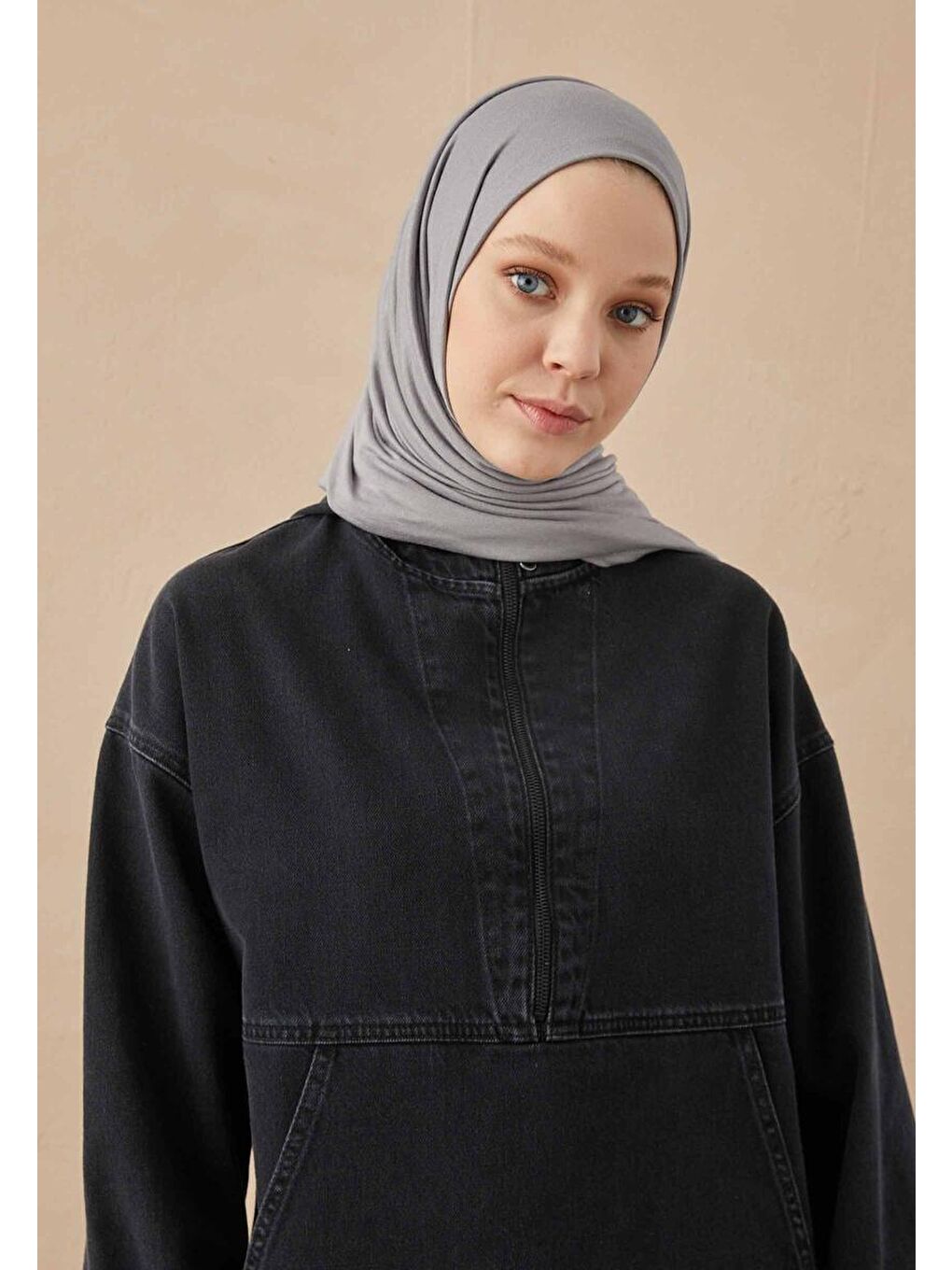 Gri Penye Şal Füme-3