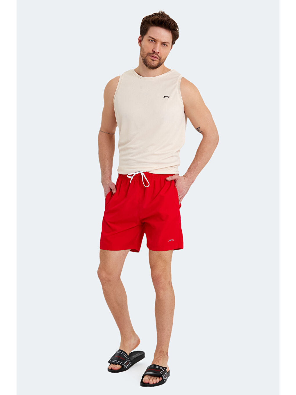 RABI Erkek Mayo Kırmızı-6