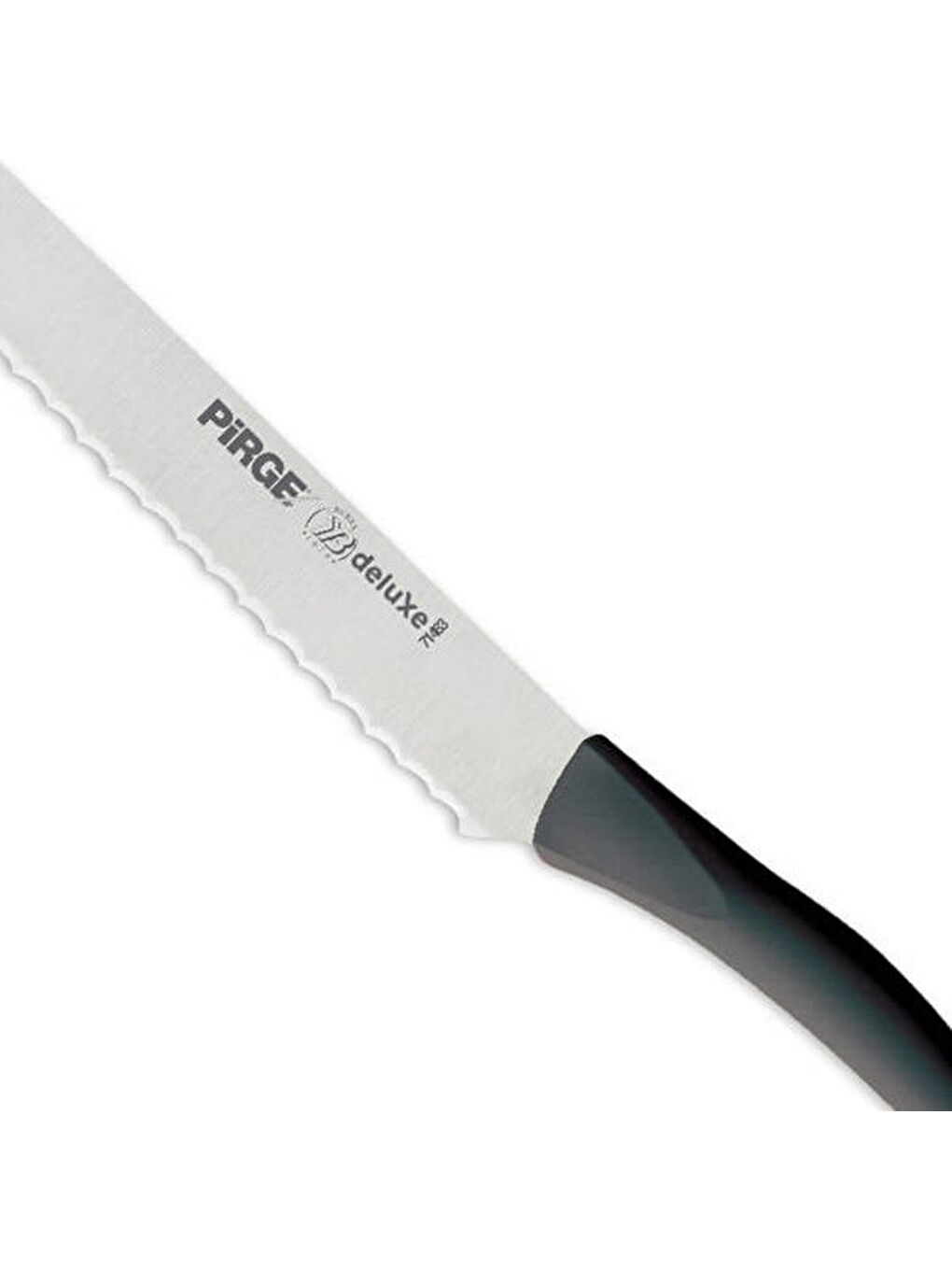 Deluxe Ekmek Bıçağı - Siyah - 18 cm-2