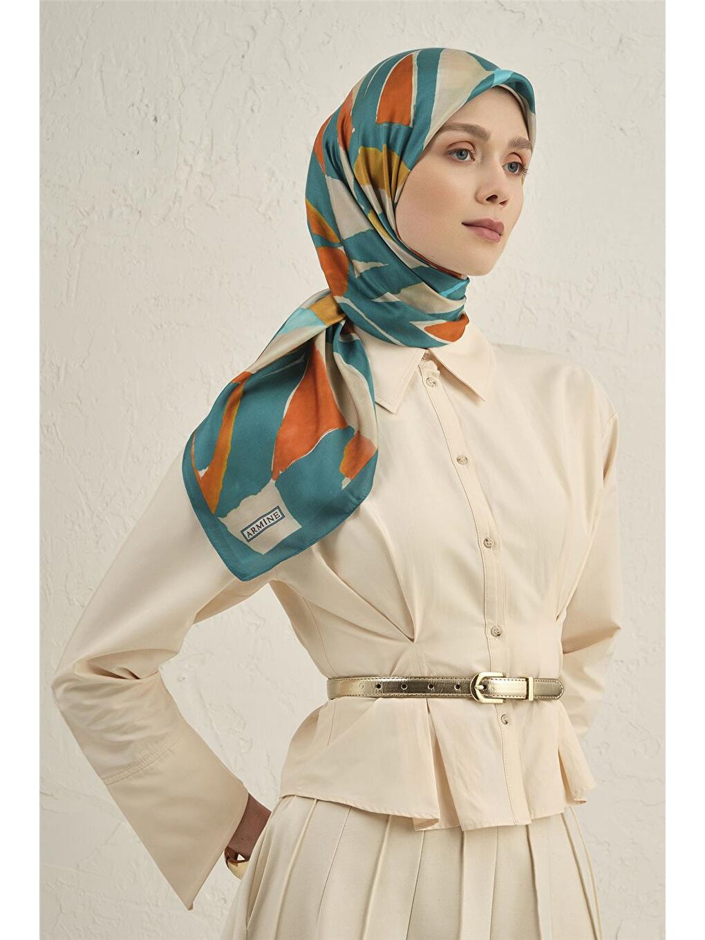 Yeşil Pure Eşarp 2 16-1