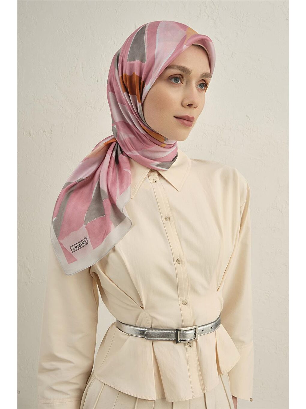 Pembe Pure Eşarp 2 06-2