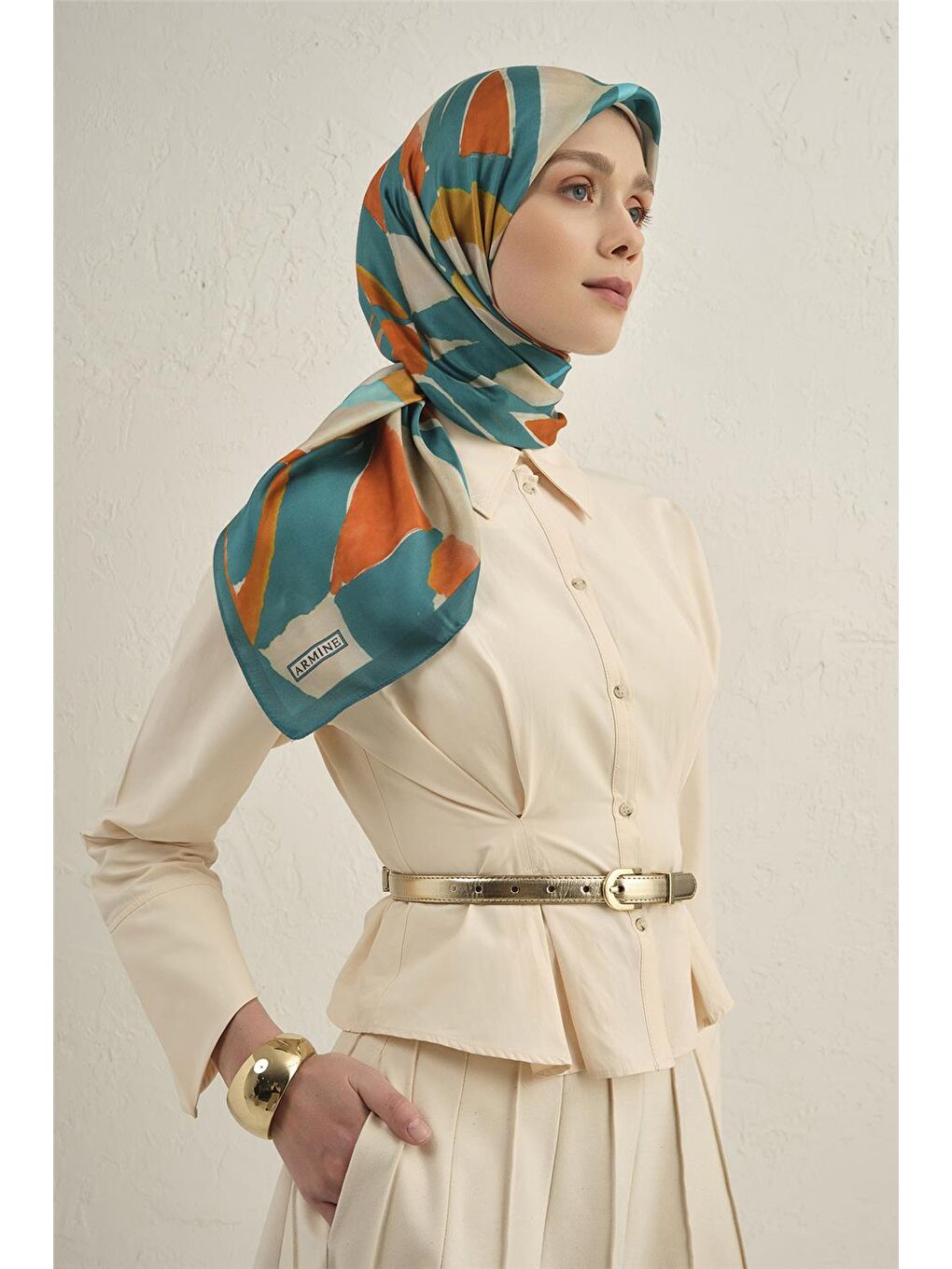 Yeşil Pure Eşarp 2 16-2