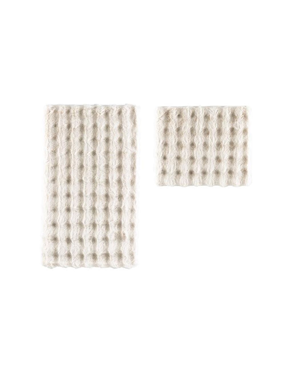 Ekru Venedik 2'li Klozet Takımı Krem-4