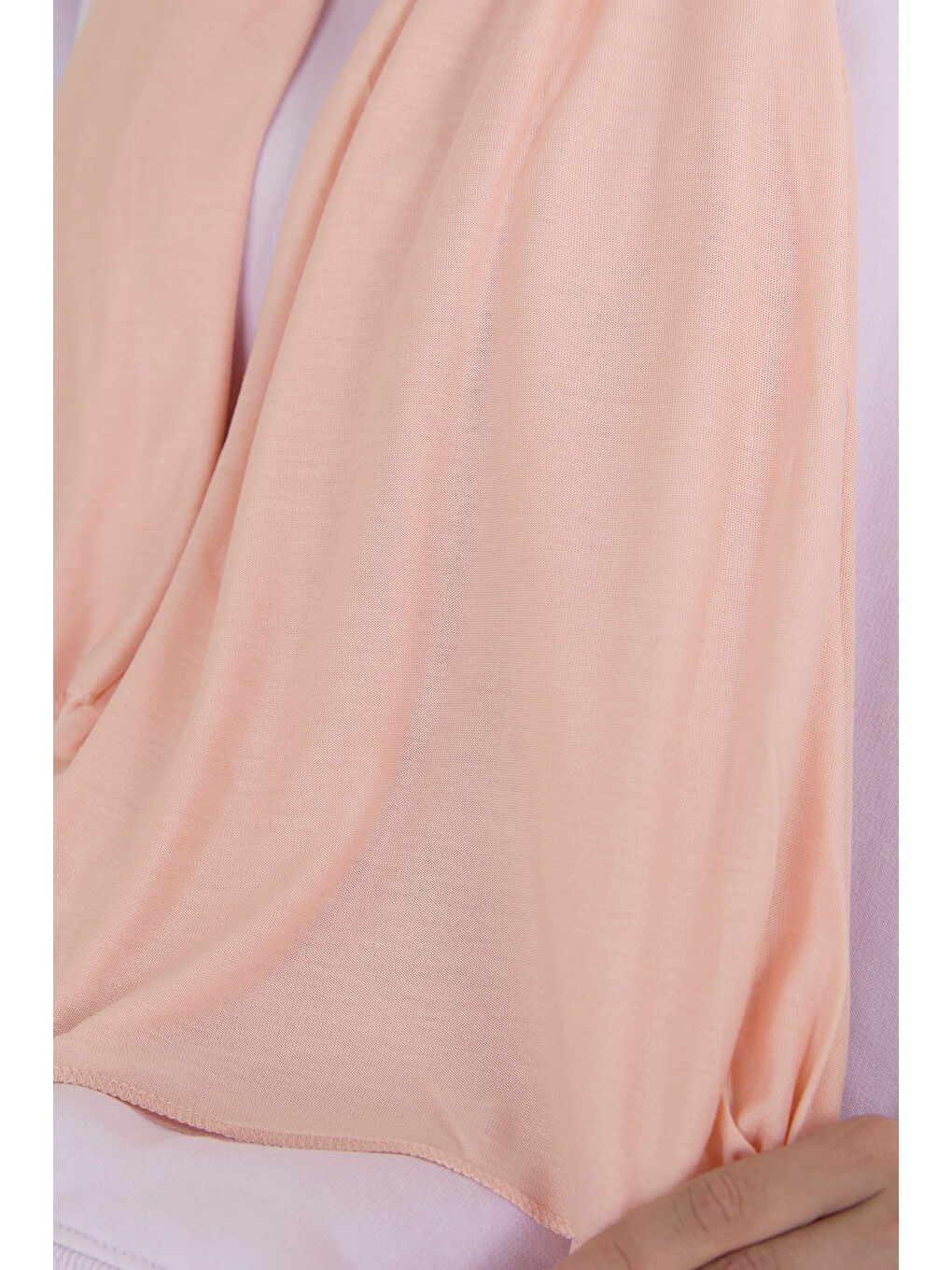 Pembe Penye Şal Pudra - 23353-3