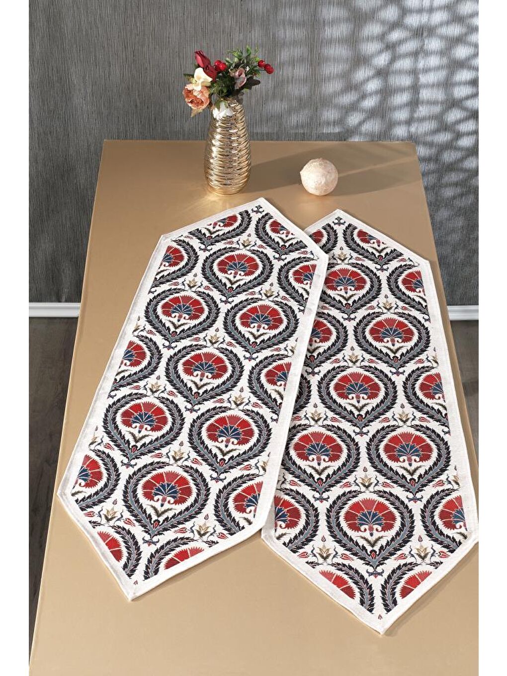 Karışık Sema 2li Lüks Runner 45x140 Cm