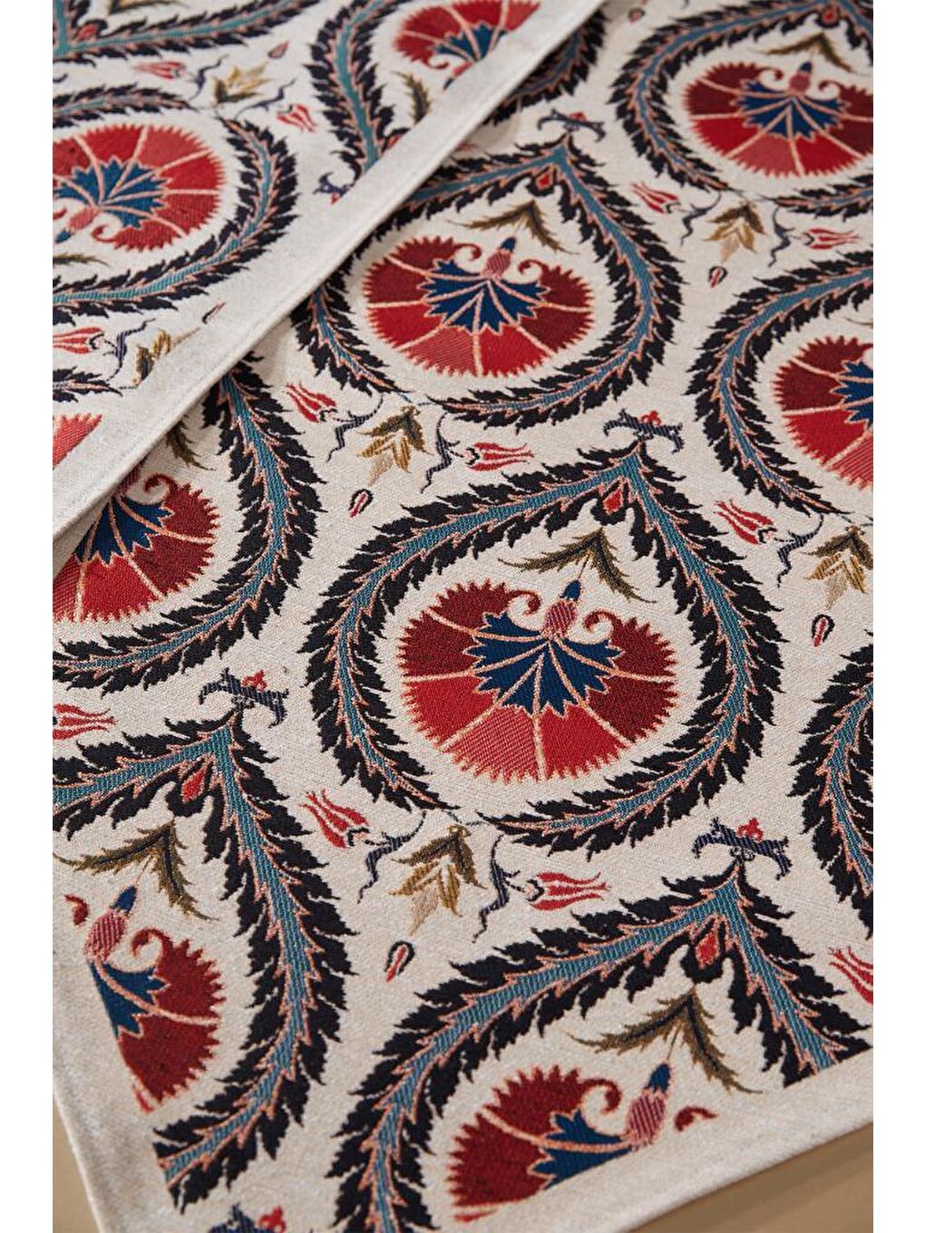 Karışık Sema 2li Lüks Runner 45x140 Cm-1