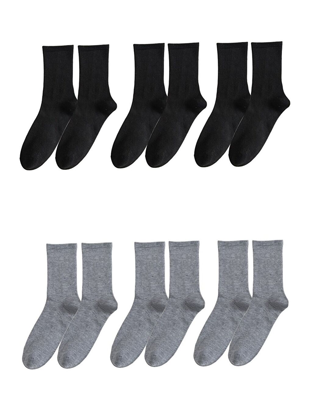 Siyah Unisex 6'lı Düz Tenis Model