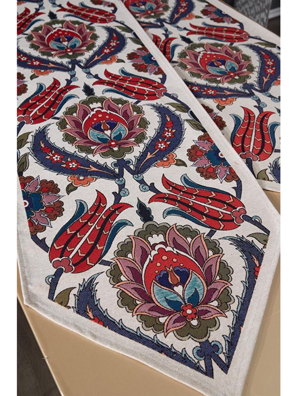 Karışık Pınar 2li Lüks Runner 45x140 Cm-2