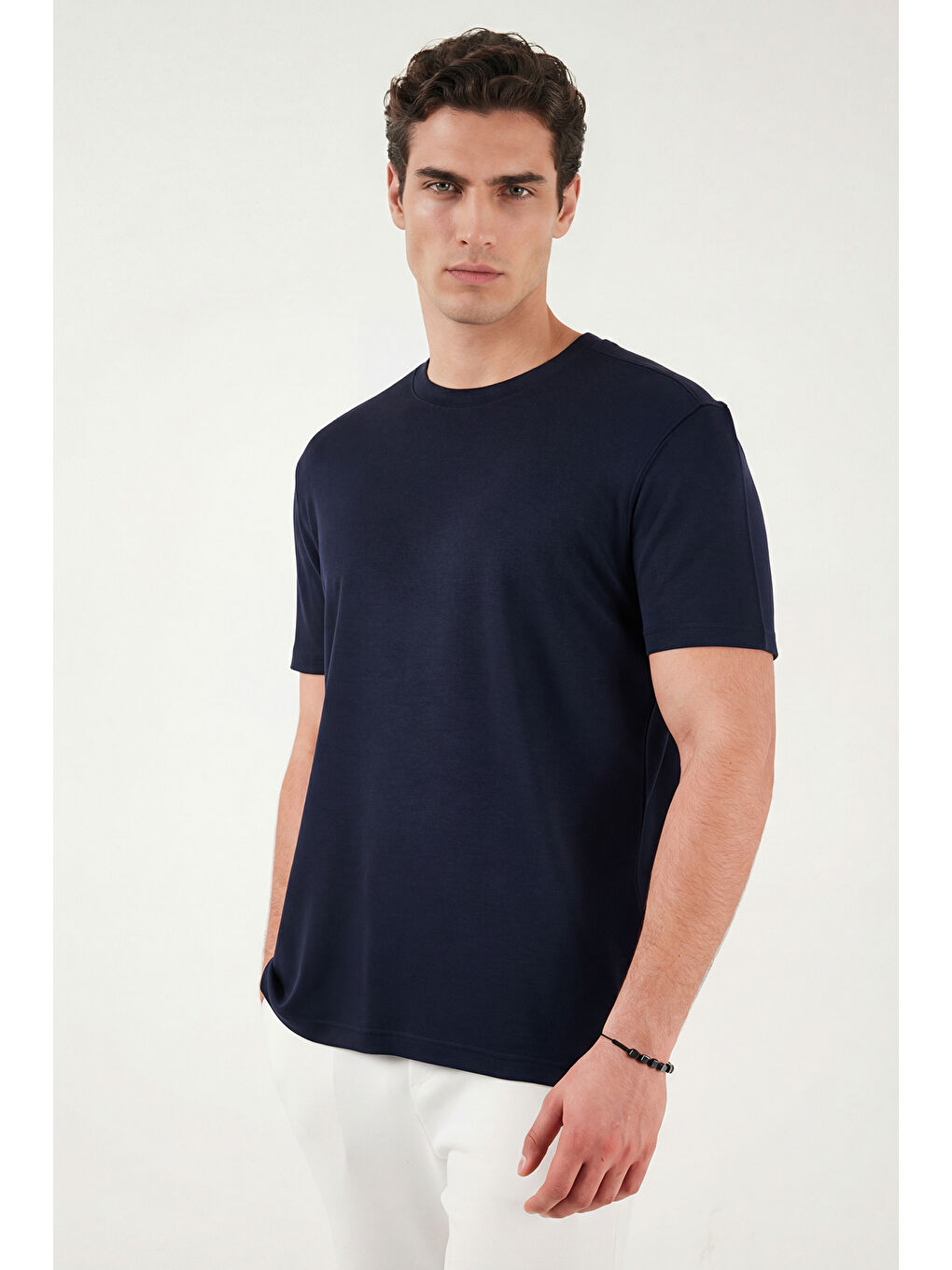 İndigo Pamuklu Regular Fit Bisiklet Yaka T Shirt 5904063-3