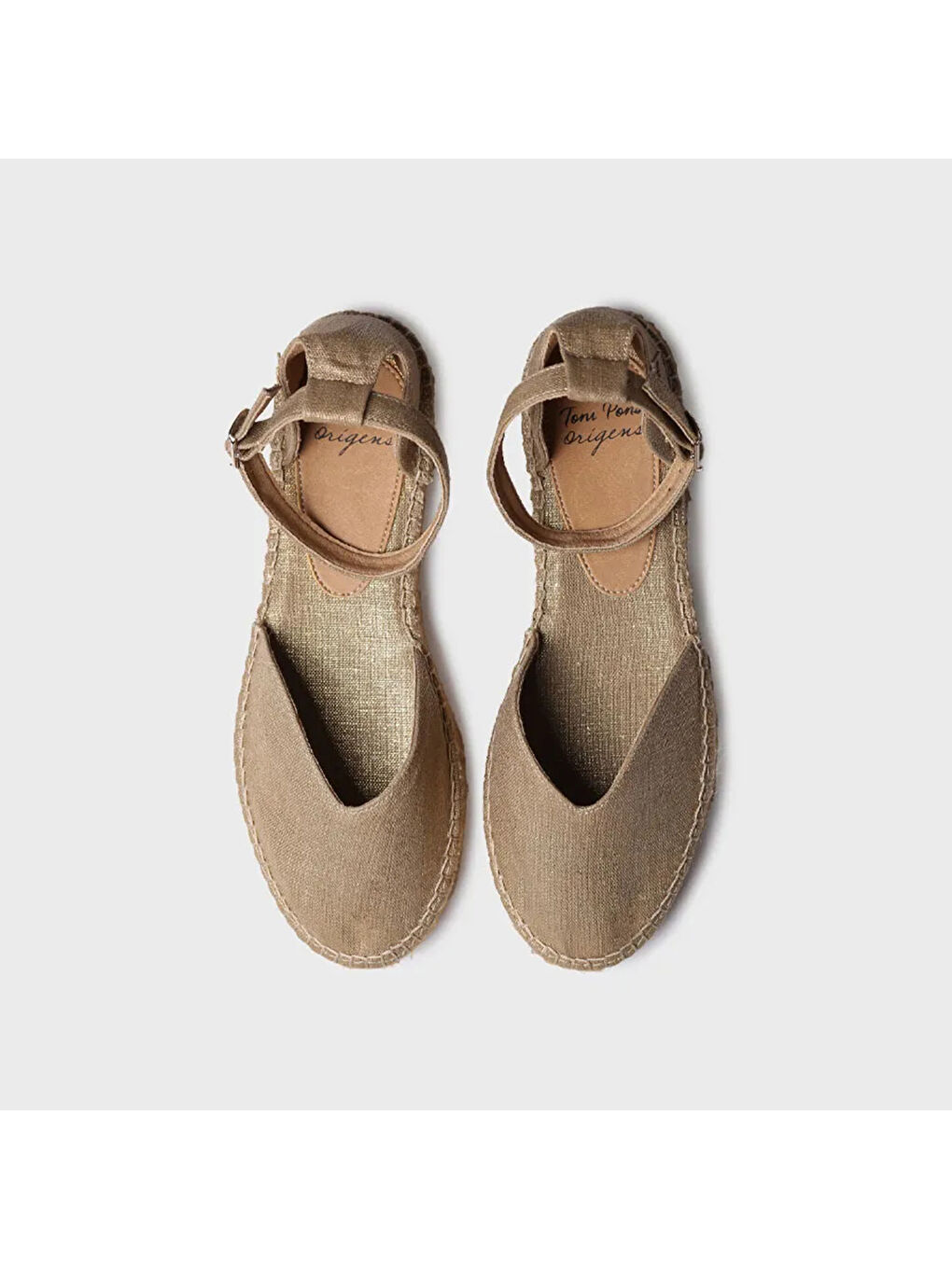 Gri Kadın Sandalet FLORA Platinium-2