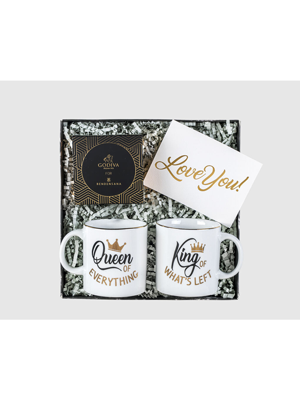 Siyah Queen & King Hediye Kutusu