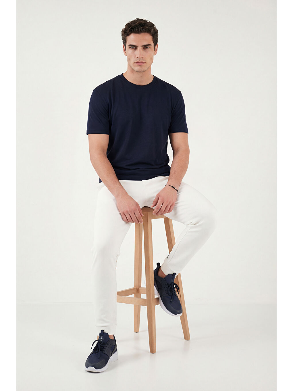 İndigo Pamuklu Regular Fit Bisiklet Yaka T Shirt 5904063-5