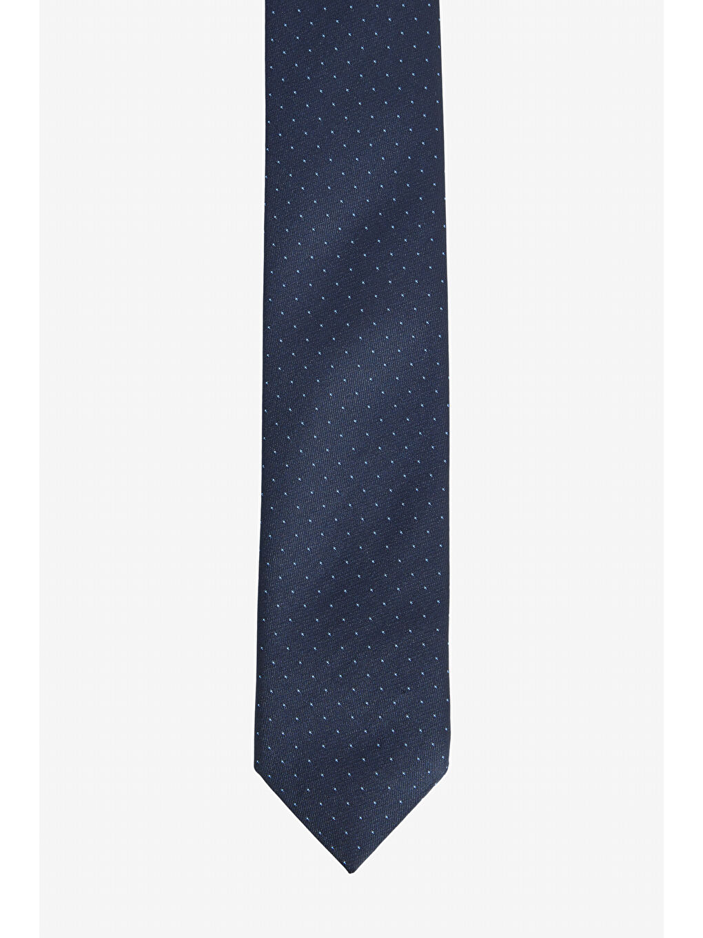 Erkek Lacivert-Mavi Desenli Kravat