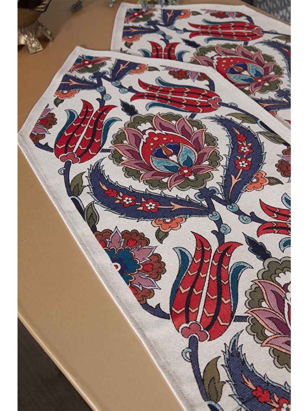 Karışık Pınar 2li Lüks Runner 45x140 Cm-6