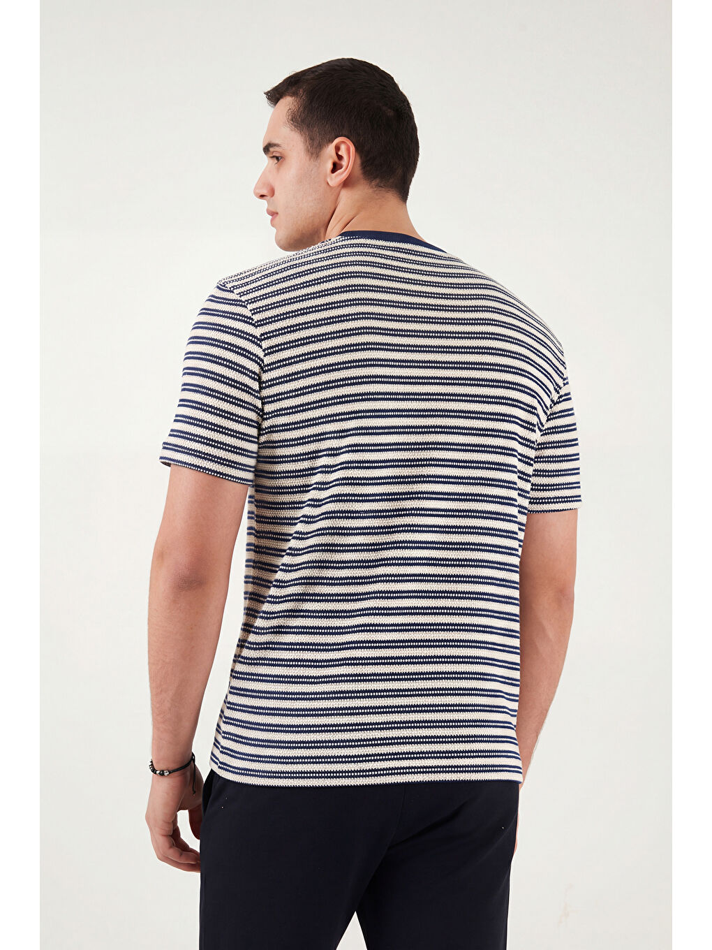 İndigo Pamuklu Regular Fit Bisiklet Yaka T Shirt 5904027-5