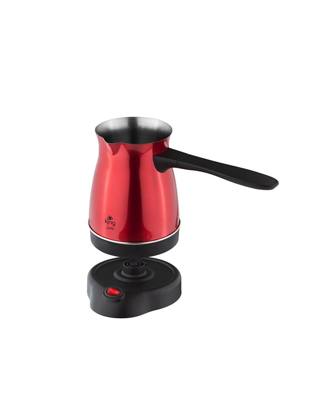 K3104 LİVRA TÜRK KAHVESİ MAKİNESİ KIRMIZI-2