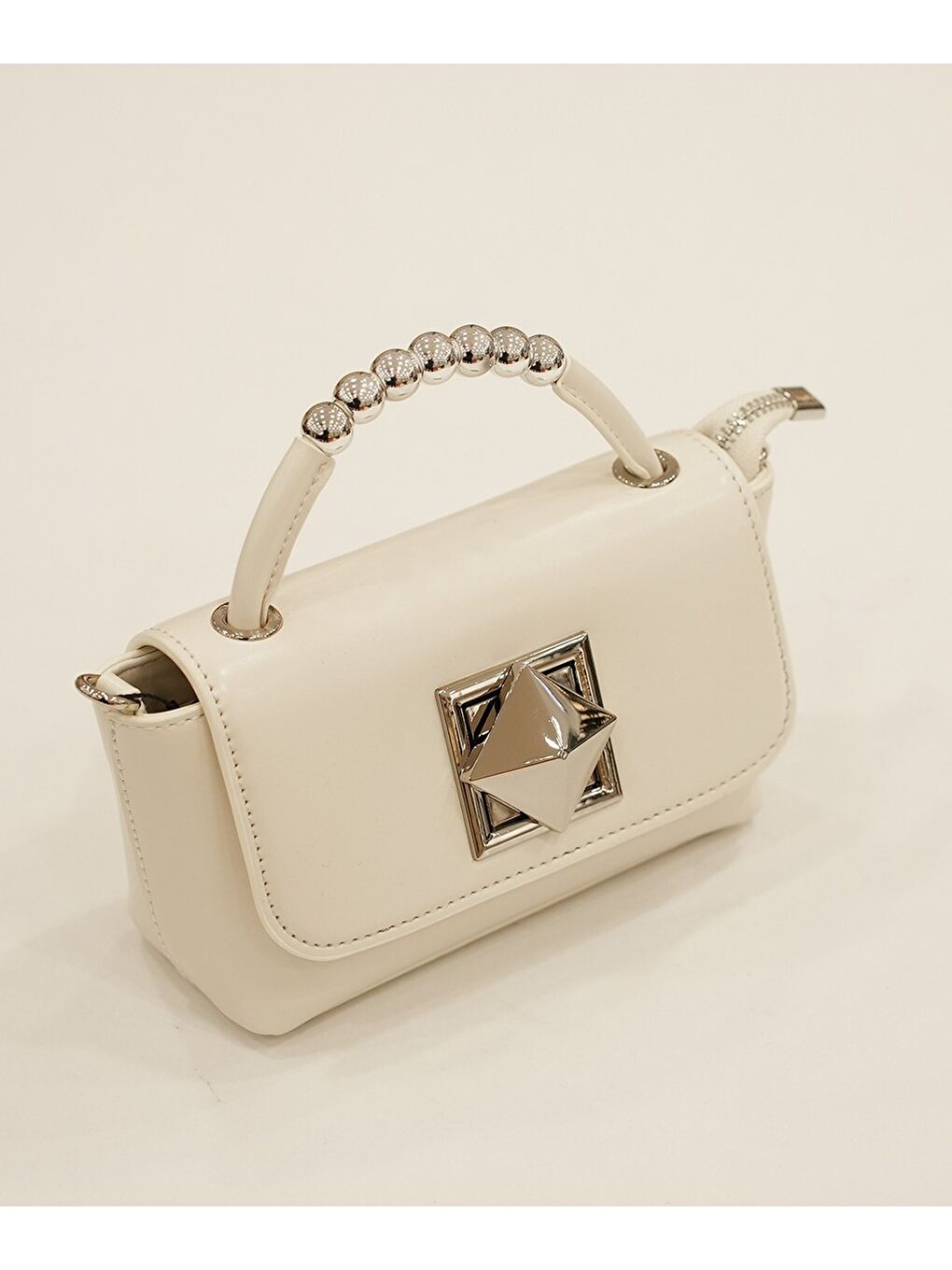 Beyaz  Kadın El Çantası 25YG329-1