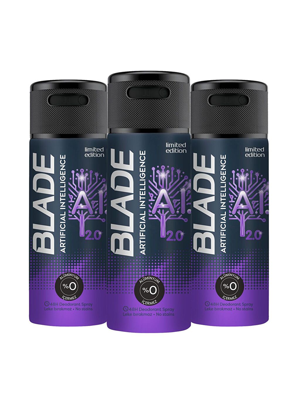 Blade Artificial Intelligence 2.0 Deodorant 3x150 ml