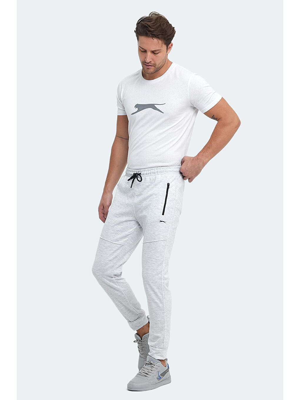 SLAZENGER ONLY IN Erkek Eşofman Altı Gri - 6