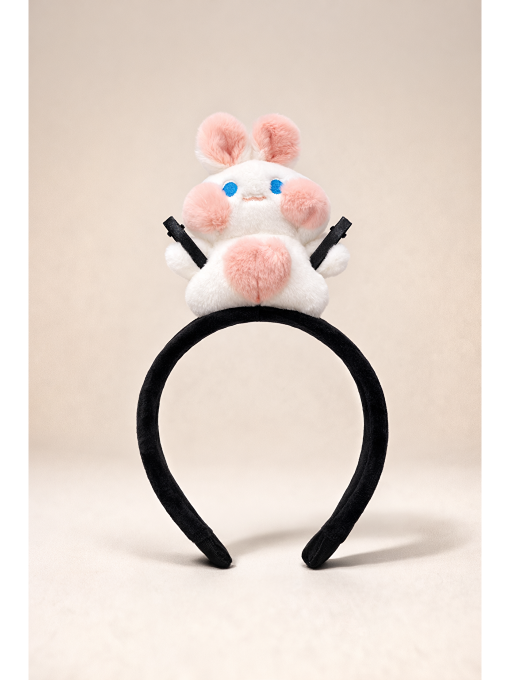 Tavşan Aksesuarlı Taç Pembe