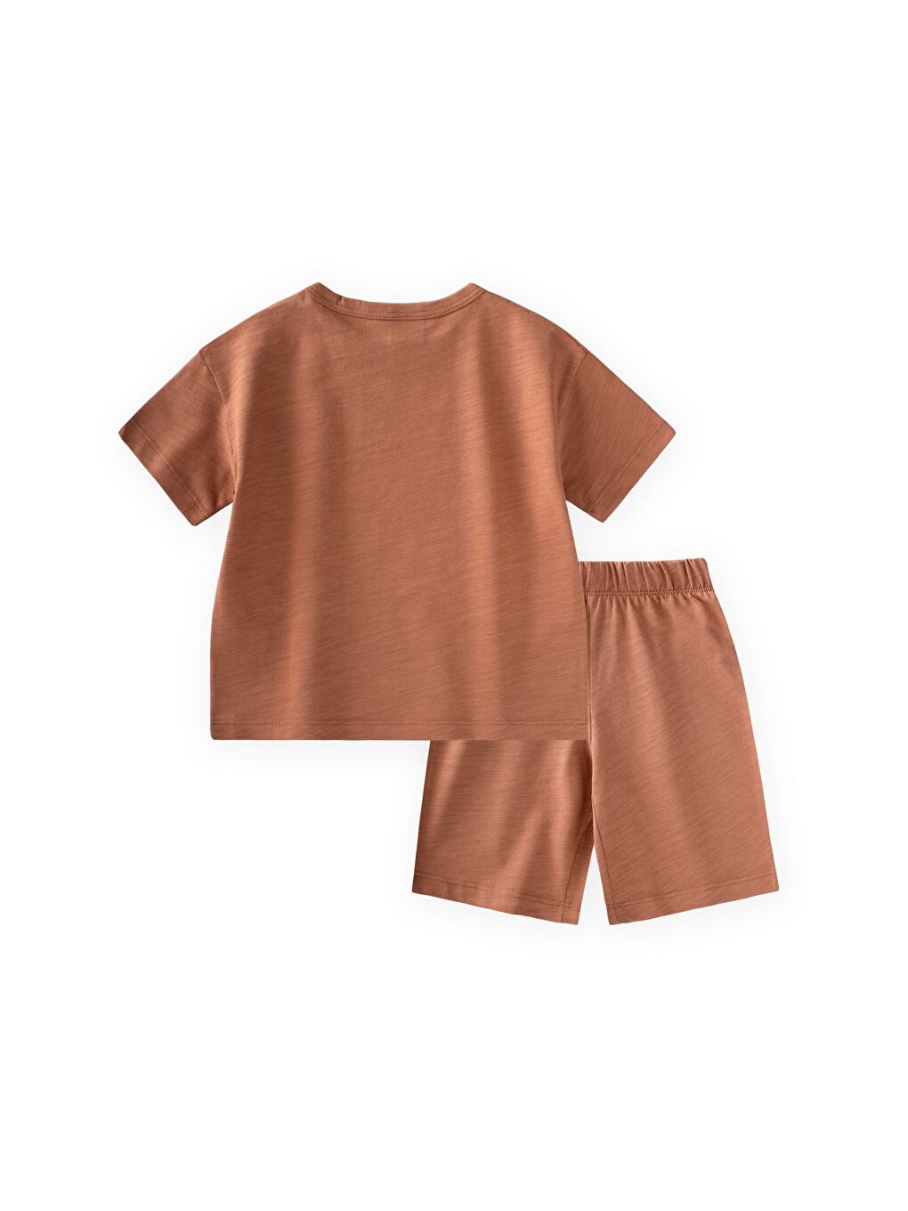 Kahverengi Basic Kapri Takım 1-5 Yaş Camel-1
