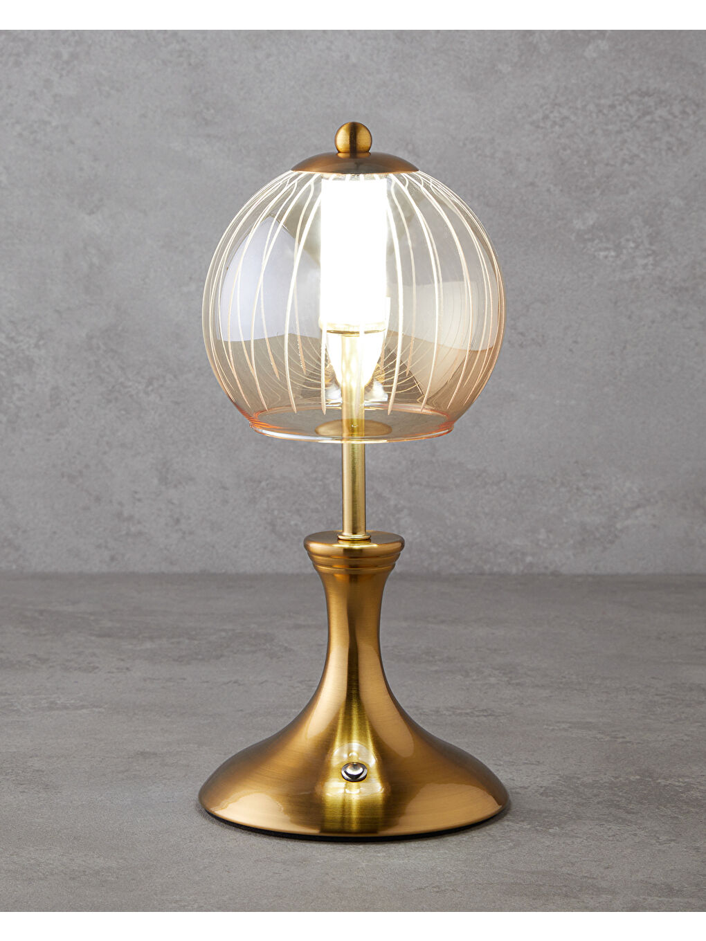 Sarı Alessa Dekoratif Aydınlatma 26,5 cm Bronz-1