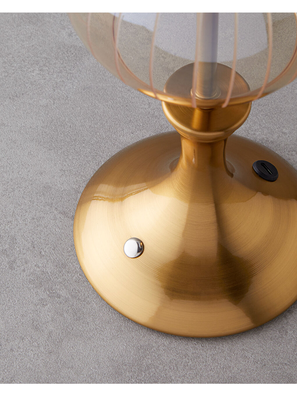 Sarı Alessa Dekoratif Aydınlatma 26,5 cm Bronz-3