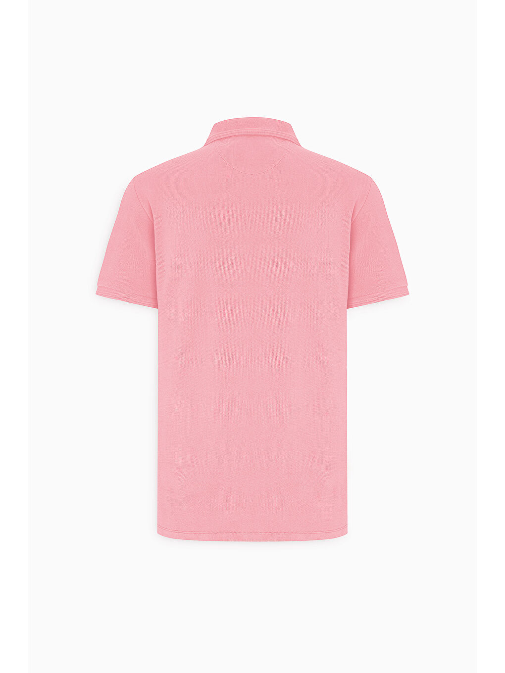 Pembe Erkek Gül Kurusu Slim Fit Dar Kesim Polo Yaka %100 Pamuk Kısa Kollu Tişört-7
