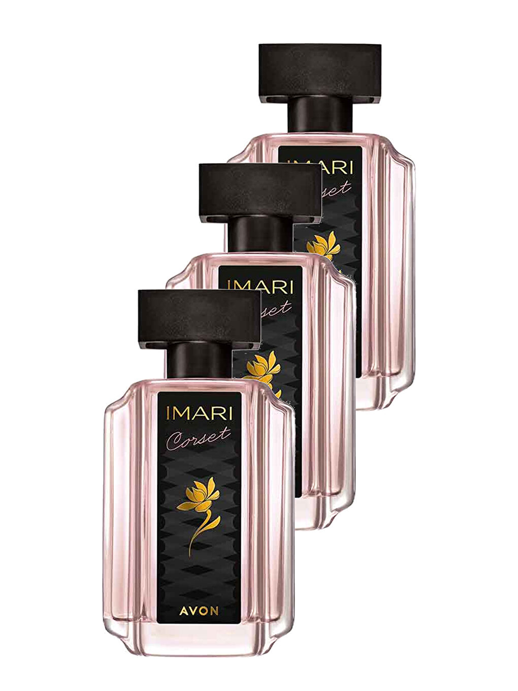 AVON Imari Corset Kadın Parfüm Edt 50 Ml. Üçlü Set