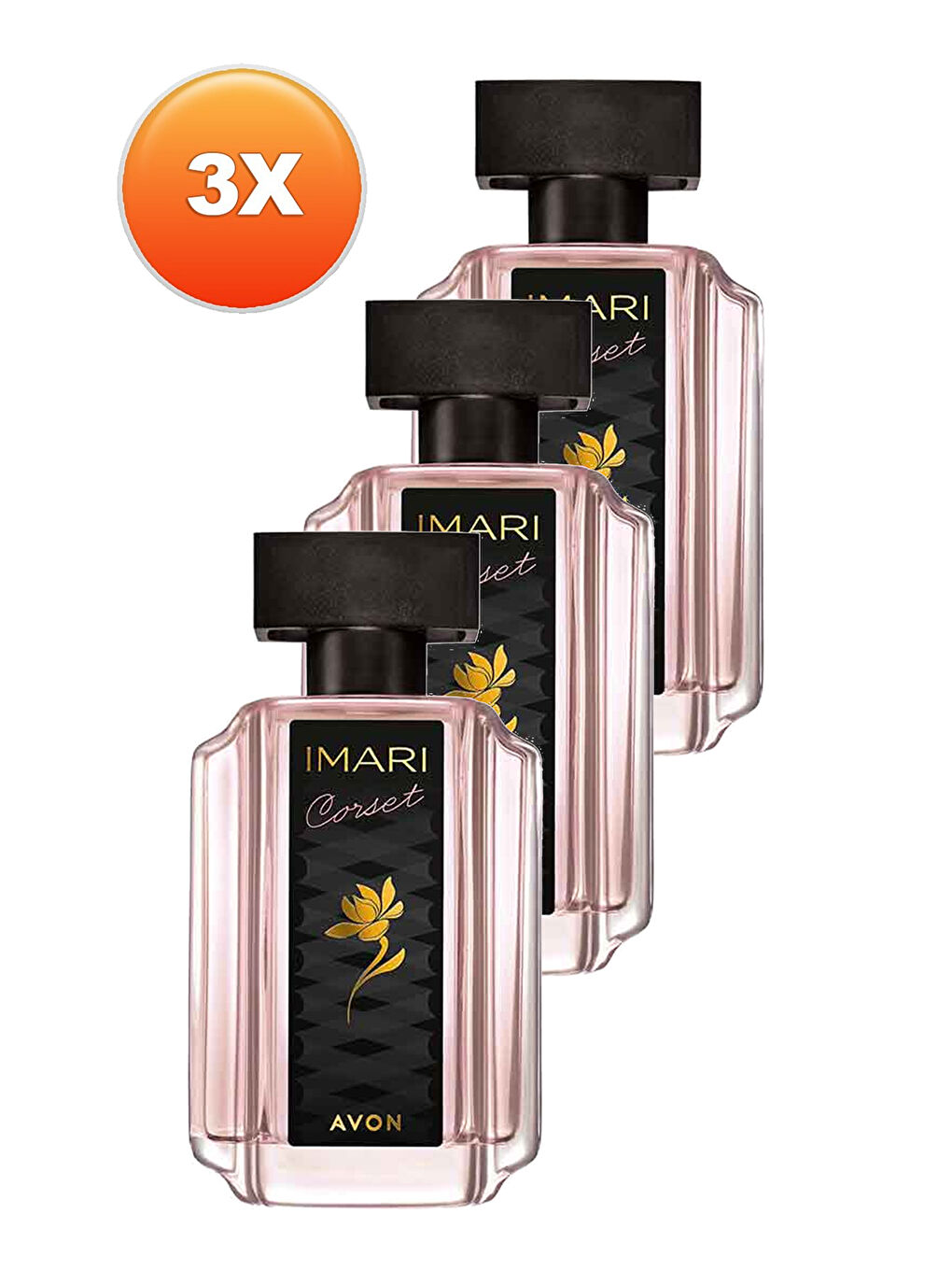 AVON Imari Corset Kadın Parfüm Edt 50 Ml. Üçlü Set - 1