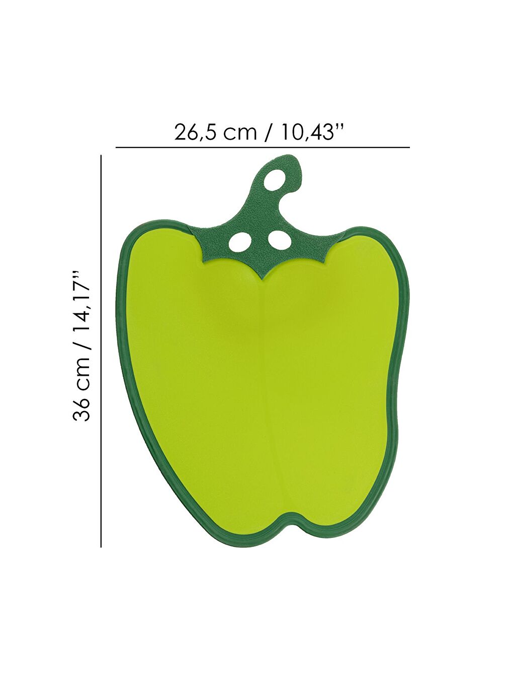 Yeşil Biber Kaydırmaz Esnek Kesim Panosu Meyve Sebze Et Doğrama Kesme Tahtası Kesme Tablası-4